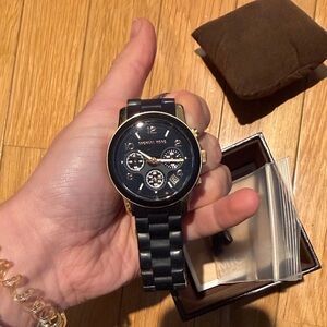 Michael Kors Black and Gold Women's Watch 251201